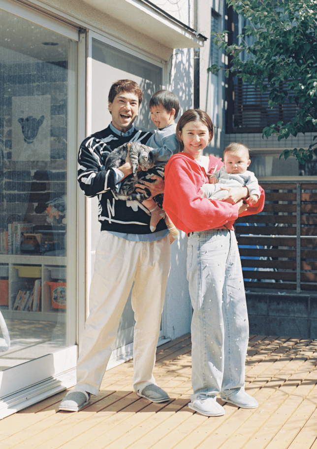 モデル 滝川ロラン・美優ファミリーの写真