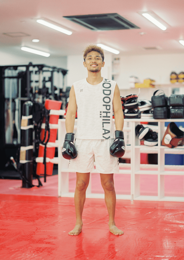 格闘家 大沢 文也の写真。