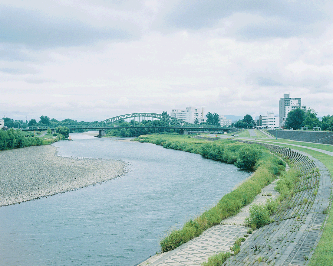 緑豊かな北海道・旭川の風景