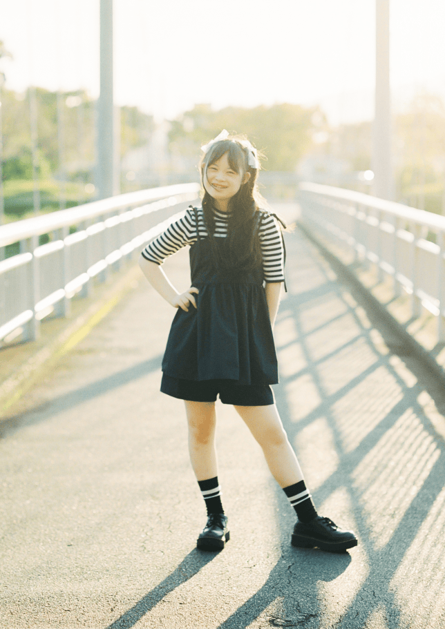 ダウン症モデルブロガー NAOの写真。