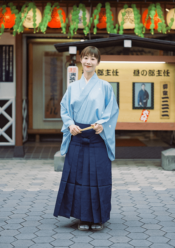 落語家 蝶花楼 桃花の写真。